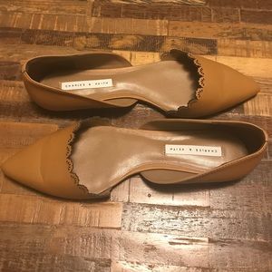 Charles Keith brown point flats